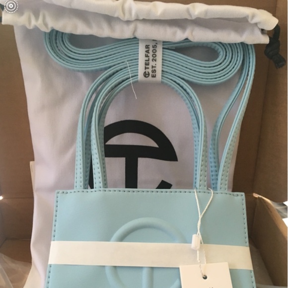 COPY - Small Pool Blue Telfar Bag - Picture 3 of 4